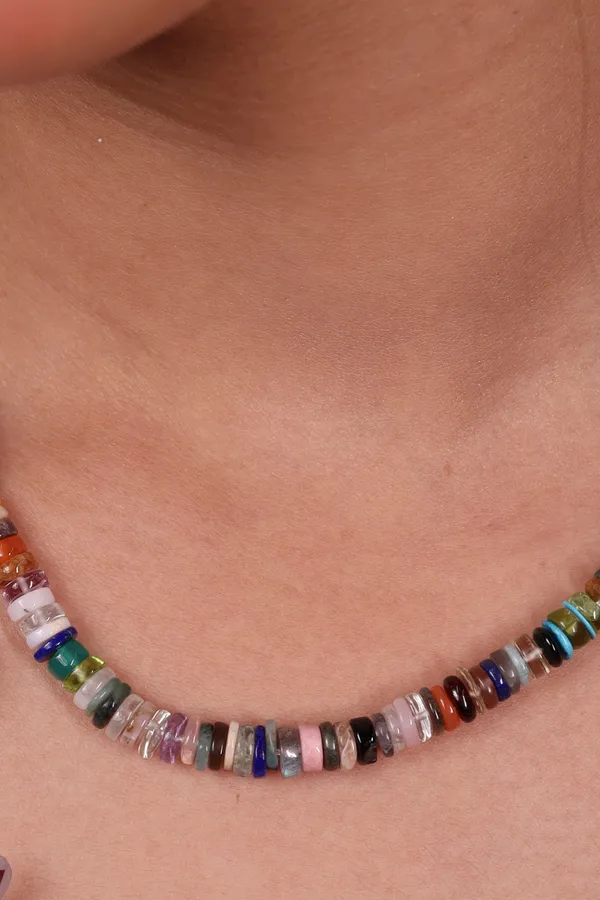Multi_Heishi_Cut_Natural_Beads_Necklace_For_Women_And_Girls