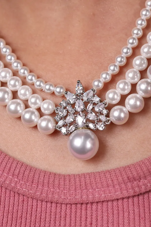 Shell_Pearl_Necklace_With_Pendant_|_8_Mm_6_Mm_And_5_Mm_Beads_For_Women_And_Girls