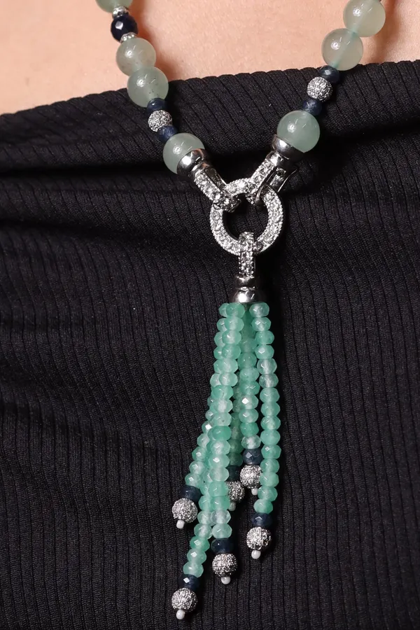 Dazzling_Green_Aventurine_Beads_Necklace_For_Women_And_Girls