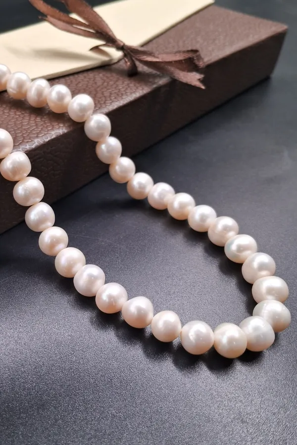Delicate_Real_Pearl_Necklace_|_8_Mm_With_Natural_Real_Pearls_For_Women_And_Girls