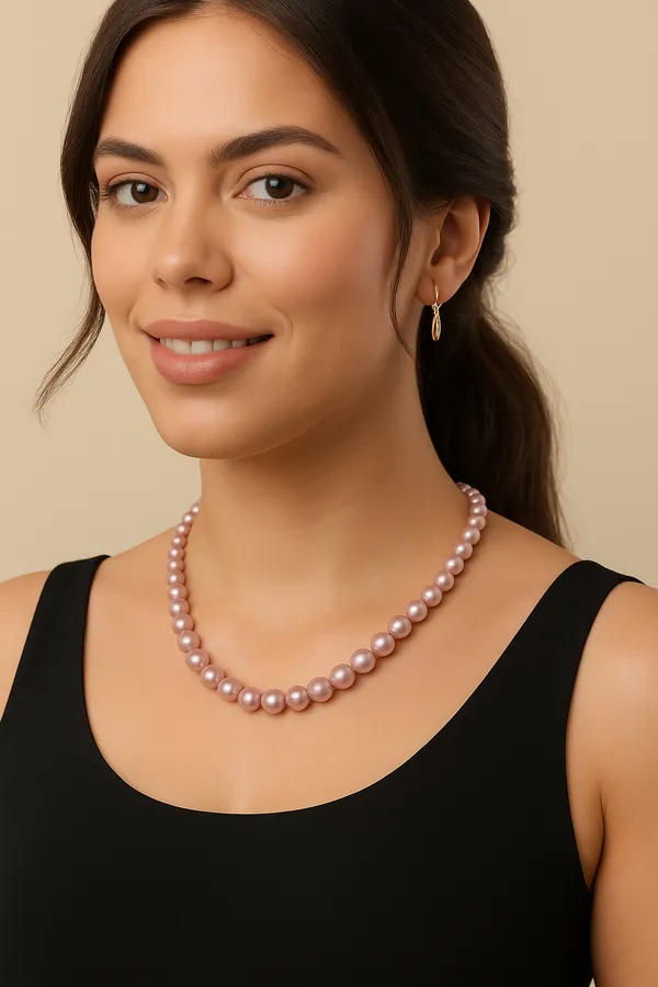 Shell_Pearl_Necklace_|_8_Mm_Contemporary_Elegance_For_Women_And_Girls