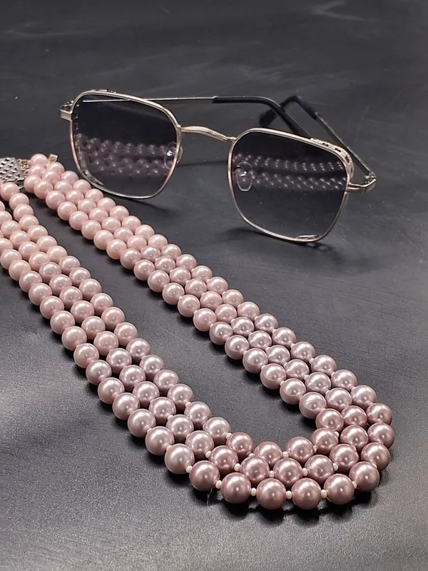 Blush_Multi_Layer_Shell_Pearl_Necklace_For_Festive_Wear_|_Handcrafted_Natural_Jewelry_For_Women_And_Girls