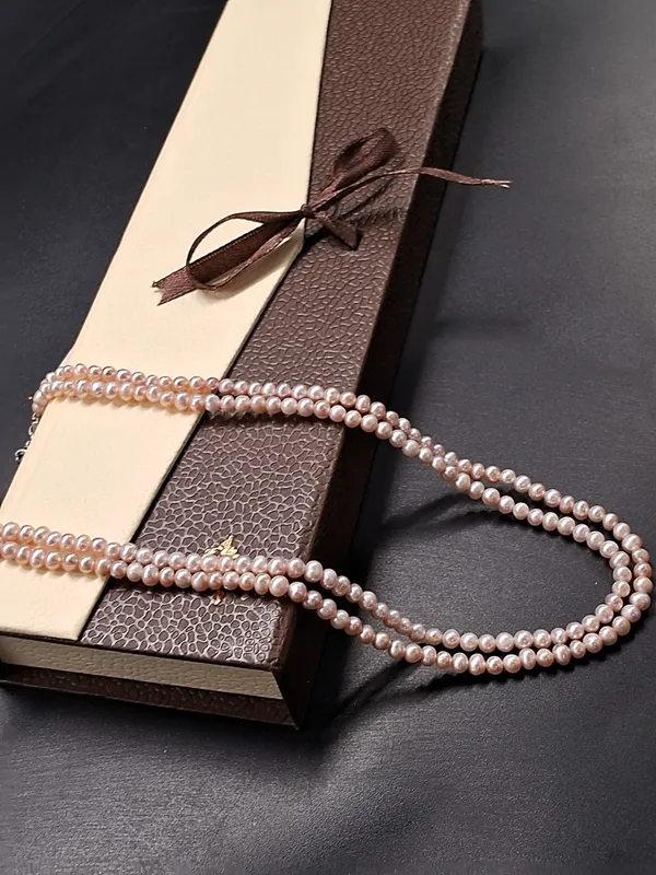 Natural_Precious_Pearl_Necklace_|_Elegant_Multi_Strand_Design_For_Women_And_Girls