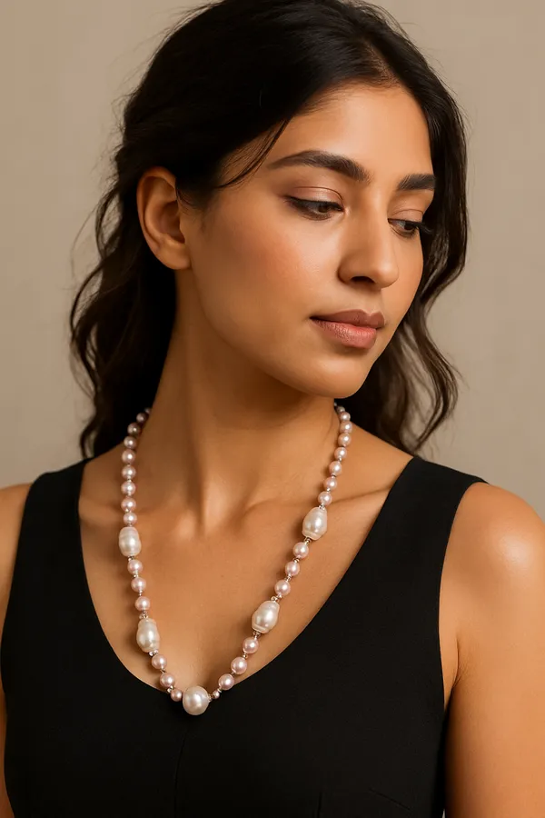 Elegant_Buraq_Pearl_And_8_Mm_Pearl_Strings_Necklace_For_Women_And_Girls
