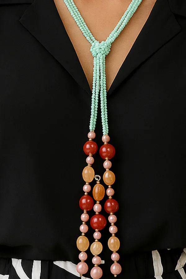 Elegant_Natural_Green_Onyx_Bunch_Strings_Necklace_For_Women_And_Girls