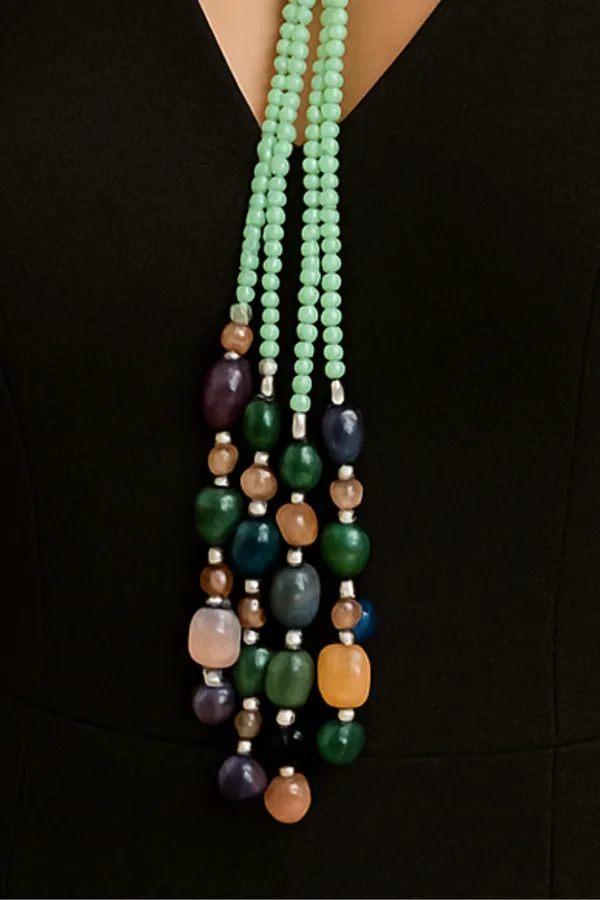 Exquisite_Mint_Green_Onyx_Natural_Bunch_Necklace_For_Women_And_Girls