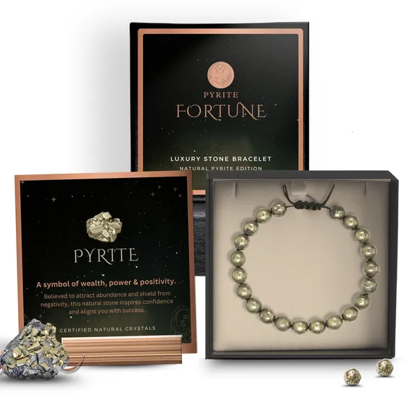 Authentic_Pyrite_Crystal_Bracelet_|_Luxury_Prosperity_Stone_For_Women_And_Girls