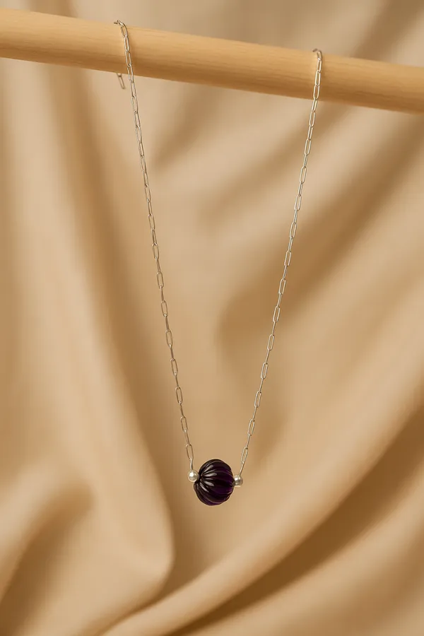 Amethyst_Pendant_Necklace_With_Sterling_Silver_Chain_For_Women_And_Girls