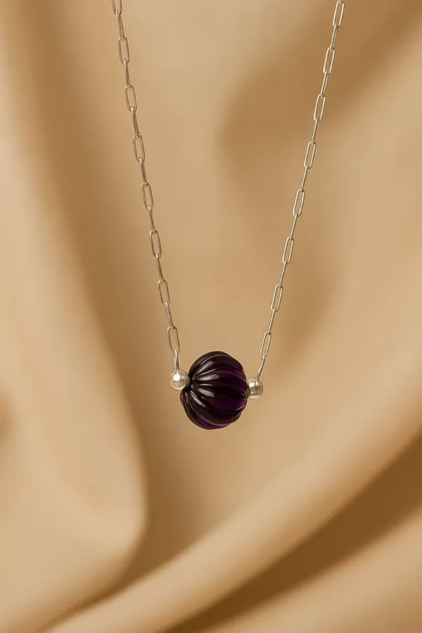 Amethyst_Pendant_Necklace_With_Sterling_Silver_Chain_For_Women_And_Girls