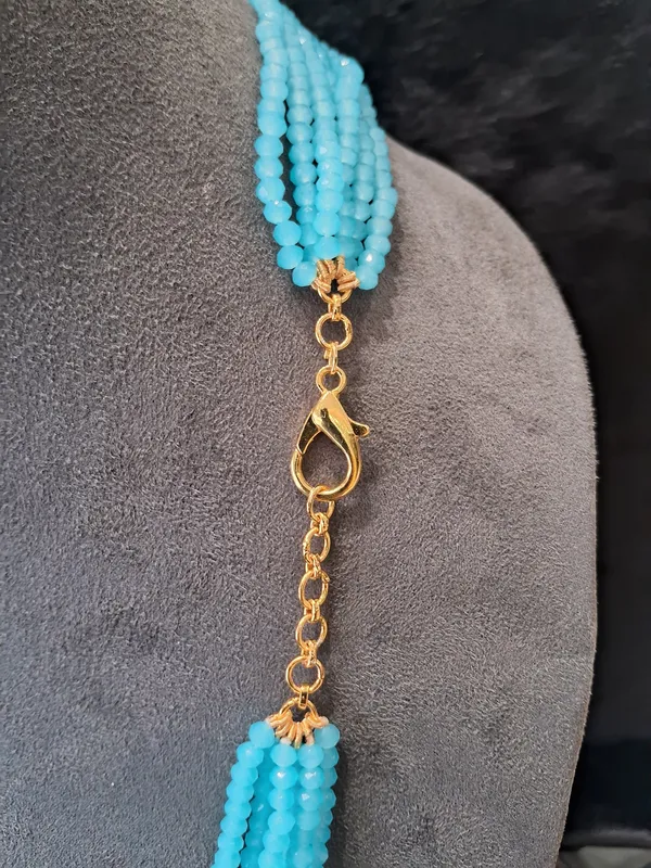 Designer_Sky_Blue_Onyx_Beaded_Necklace