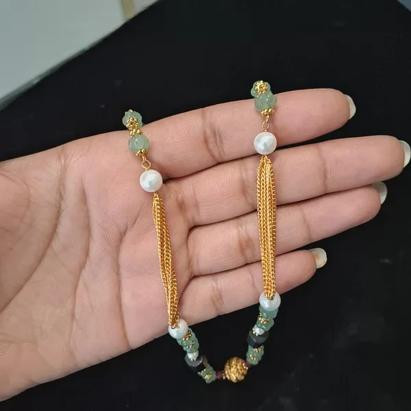 Luxury_Green_Aventurine_Beaded_Necklace_With_Black_Tourmaline_Stones
