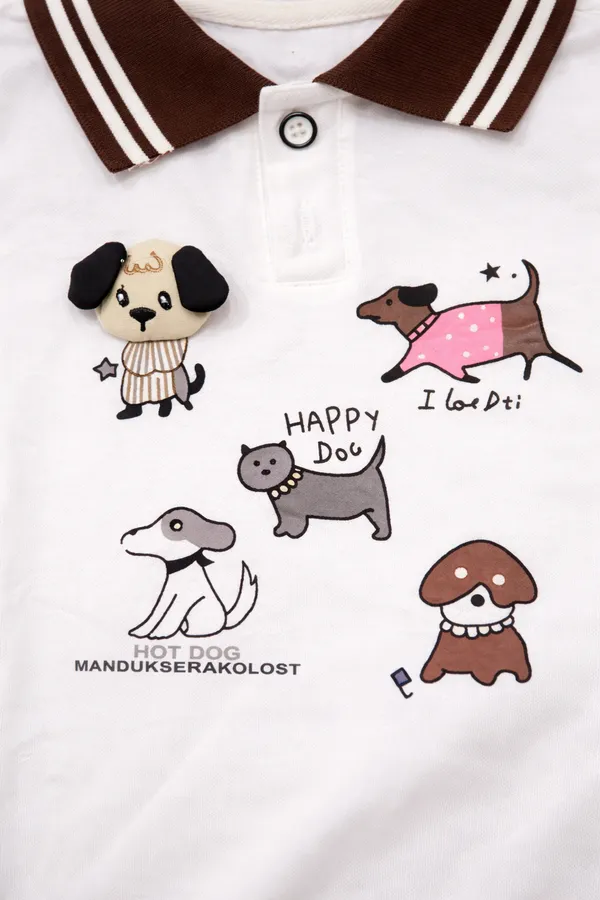 Luxury_Cotton_Polo_T-Shirt_–_Happy_Paws_Edition