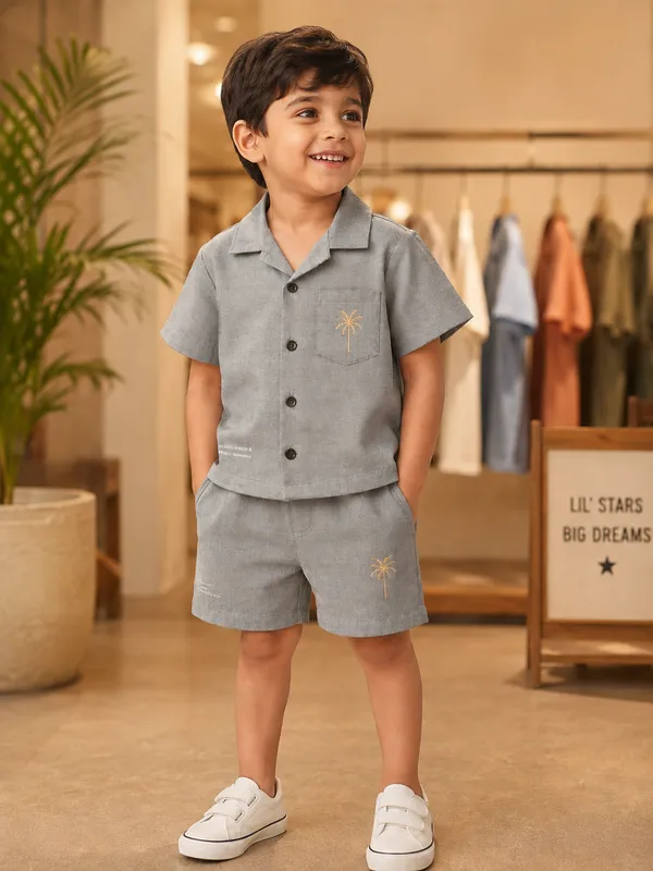 Slate_Palm_Premium_Shirt_And_Shorts_Set