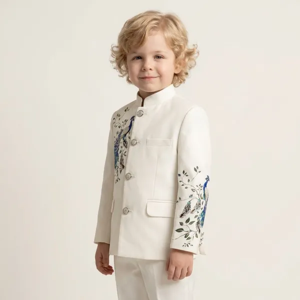 Off_White_Peacock_Embroidered_Ethnic_Bandhgala_Traditional_Indian_Formal_Wear