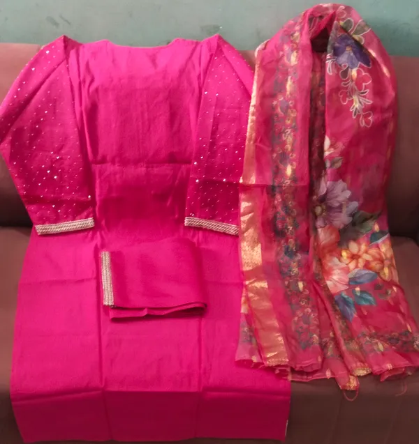 Pink_Georgette_Embellished_Suit_Set_With_Dupatta