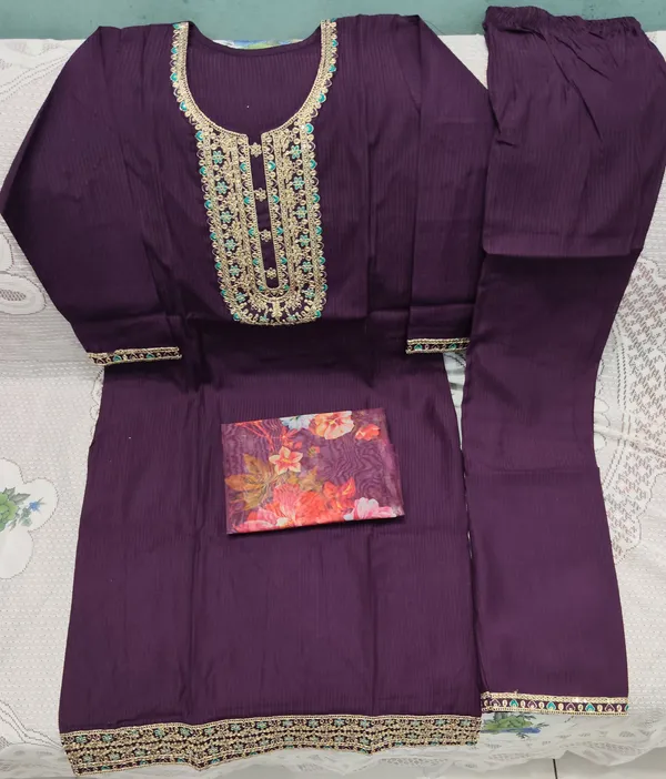 Purple_Embroidered_Ethnic_Suit_Set_With_Dupatta