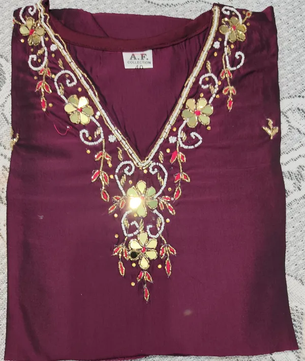 Maroon_Embroidered_Ethnic_Kurta_Set_With_Dupatta_For_Womens_Traditional_Suit