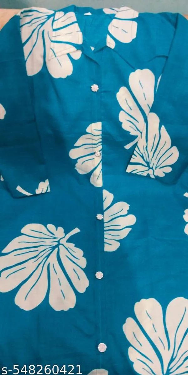 Blue_Cotton_Sherwani_Kurta_With_Bottom