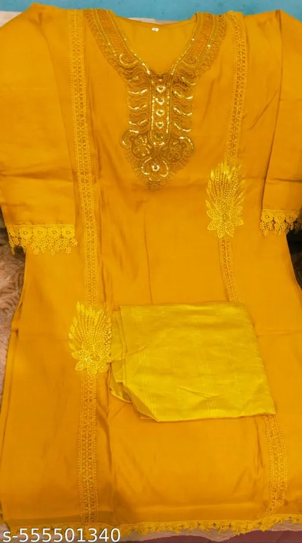 Mustard_Yellow_Cotton_Pakistani_Suit_For_Women