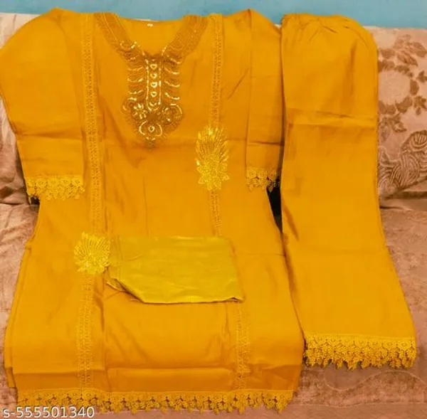 Mustard_Yellow_Cotton_Pakistani_Suit_For_Women