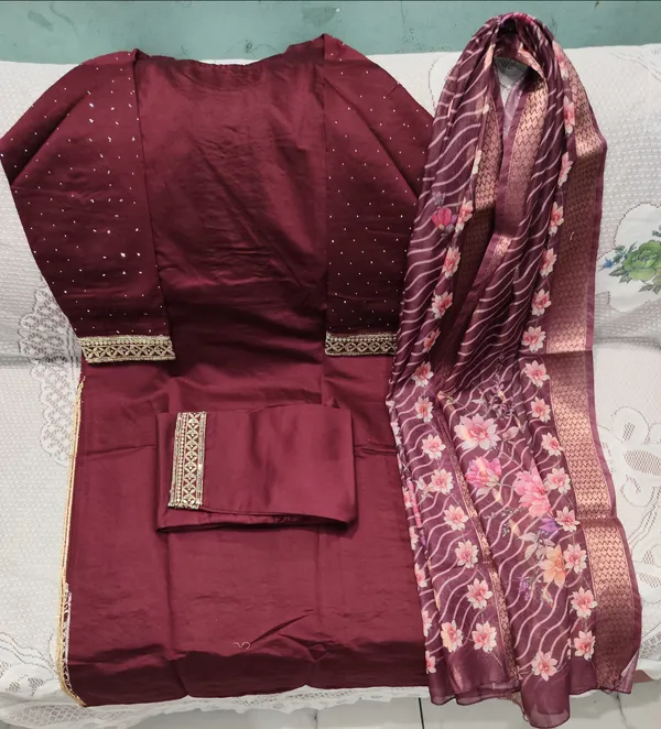 Maroon_Embroidered_Ethnic_Suit_Set_With_Dupatta