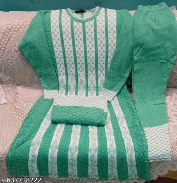 Mint_Green_Cotton_Frock_Suit_With_Bottom_And_Dupatta