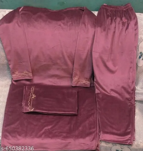 Peach_Silk_Beautiful_Kotrise_Kurta_With_Bottom_And_Dupatta