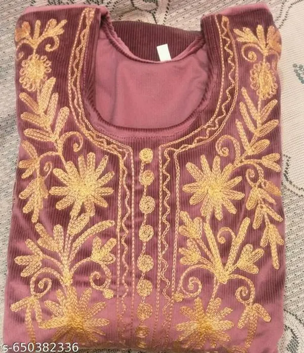 Peach_Silk_Beautiful_Kotrise_Kurta_With_Bottom_And_Dupatta
