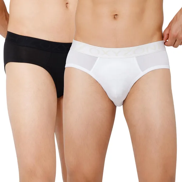 OXYZONE_Men's_Supima_Cotton_Solid_Brief_with_Anti-Odour_&_Sweat-Absorbent_Fabric,_Lightweight,_Tag-Free,_Breathable_Innerwear_with_Outer_Soft_Waistband_-_Pack_of_2