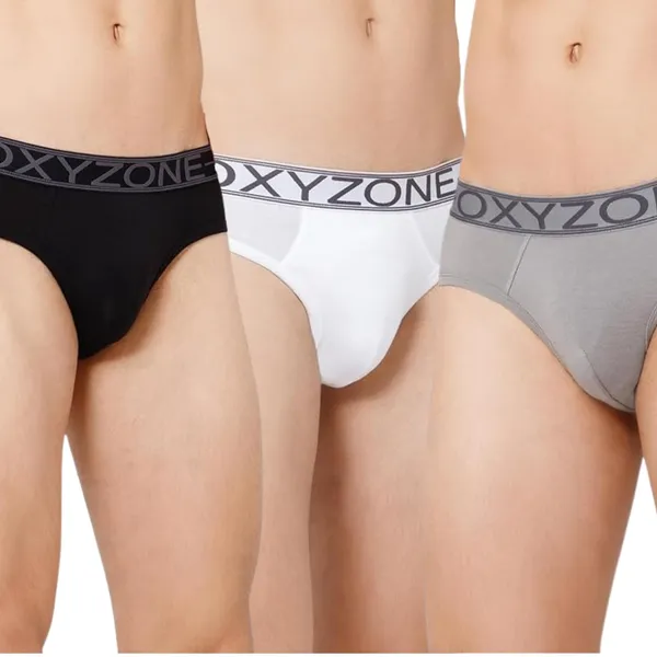 OXYZONE_Men's_Pima_Cotton_Modal_Solid_Brief_with_Sweat-Absorbent_&_Anti-Odour_Fabric,_Lightweight,_Tag-Free,_Breathable_Innerwear_with_Soft_Waistband_-_Pack_of_3