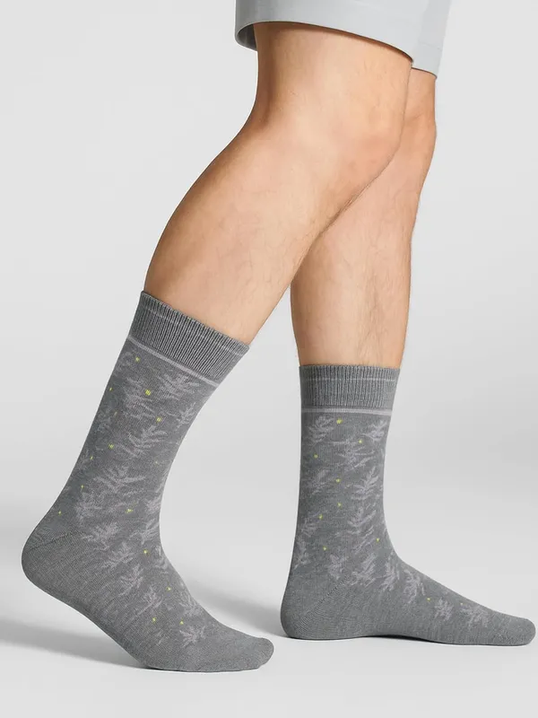 OXYZONE_3_Pair_Combo_Calf_Length_Socks_for_Men,_Mercerized_Cotton_Cushioned_Heel_&_Toe,_Anti_Bacterial_&_Anti_Odour_Socks_Set_for_Sports,_Gym,_Casual_Wear_-_Multicolour