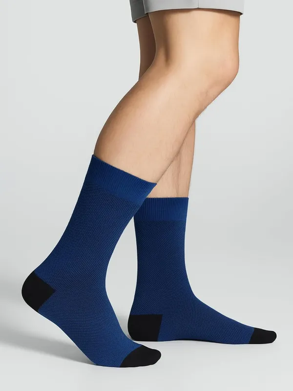 OXYZONE_3_Pair_Combo_Calf_Length_Socks_for_Men,_Mercerized_Cotton_Cushioned_Heel_&_Toe,_Anti_Bacterial_&_Anti_Odour_Socks_Set_for_Sports,_Gym,_Casual_Wear_-_Multicolour