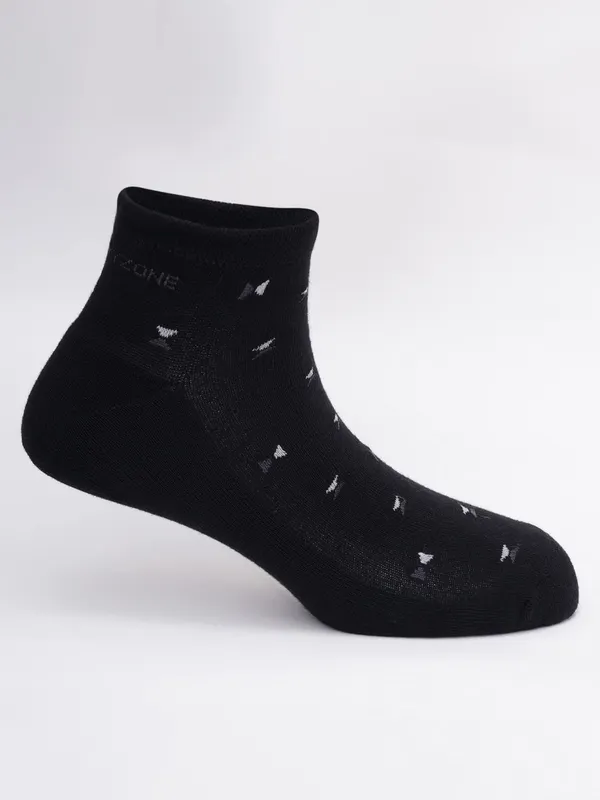 OXYZONE_3_Pair_Combo_Ankle_Length_Socks_for_Men,_Mercerized_Cotton_Cushioned_Heel_&_Toe,_Anti_Bacterial_&_Anti_Odour_Socks_Set_for_Sports,_Gym,_Casual_Wear_-_Multicolour