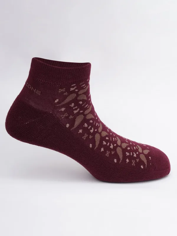OXYZONE_3_Pair_Combo_Ankle_Length_Socks_for_Men,_Mercerized_Cotton_Cushioned_Heel_&_Toe,_Anti_Bacterial_&_Anti_Odour_Socks_Set_for_Sports,_Gym,_Casual_Wear_-_Multicolour