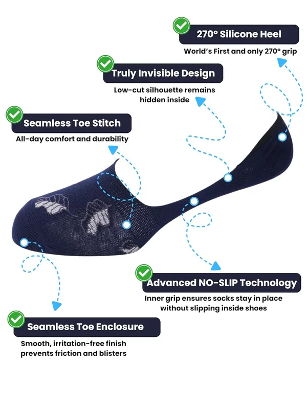 OXYZONE_3_Pair_Combo_Low-Cut_Invisible_No-Show_Socks_for_Men,_Mercerized_Cotton_Cushioned_Heel_&_Toe,_Anti_Bacterial_&_Anti_Odour_Socks_Set_for_Sports,_Gym,_Casual_Wear_-_(Multicolour)