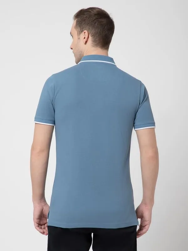OXYZONE_Solid_Cotton_Polo_T_Shirt_for_Men,_Half_Sleeve_Tees,_Slim_Fit_Casual_Mens_Polo_Tshirt,_Everyday_Wear_Soft_&_Breathable_Fabric_Cotton_T-Shirt_for_Man