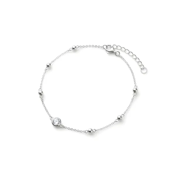 Twinkle_Drop_Silver_Anklet_–_Adjustable_Fit
