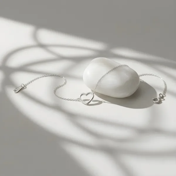 Open_Heart_Silver_Anklet