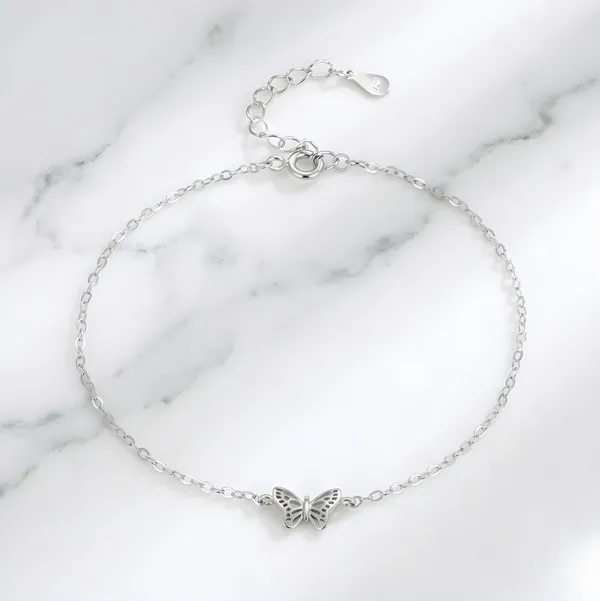 Aurelia_Butterfly_silver_Anklet