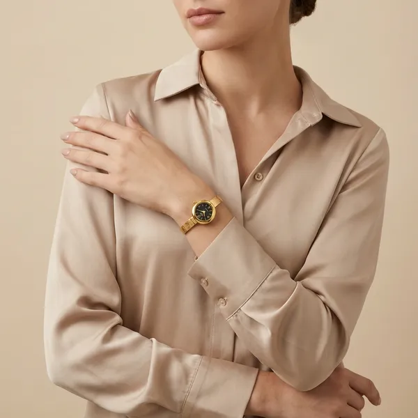 Gold_Alloy_&_Steel_Wrist_Watch_For_Women