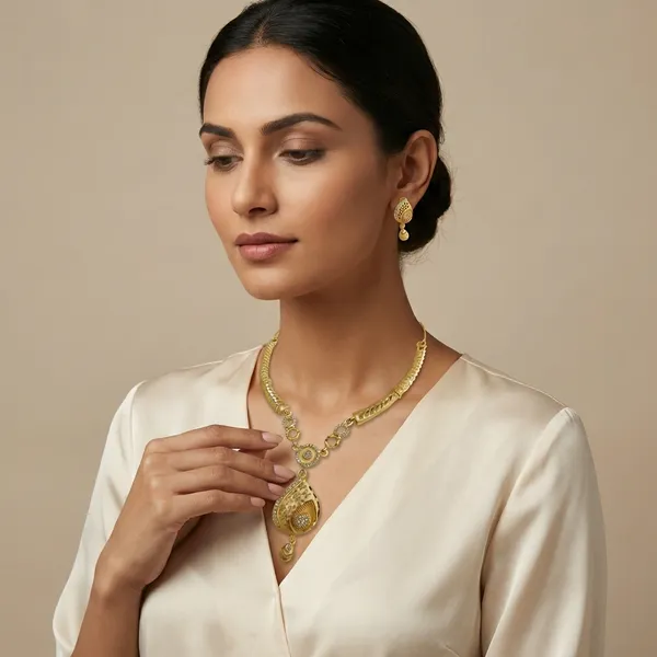 Gold_Alloy_with_Stone_Stone_Necklace_For_Women