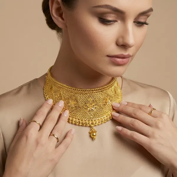 Gold_Alloy_Choker_Set_For_Women