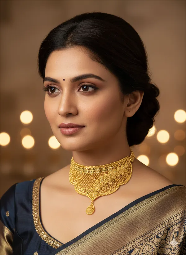 Gold_Alloy_Choker_Set_For_Women