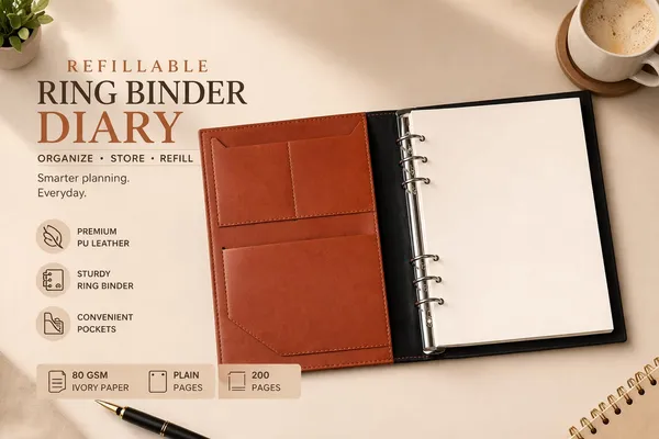 Tan_Prime_Executive_Organiser_with_Ring_Binder