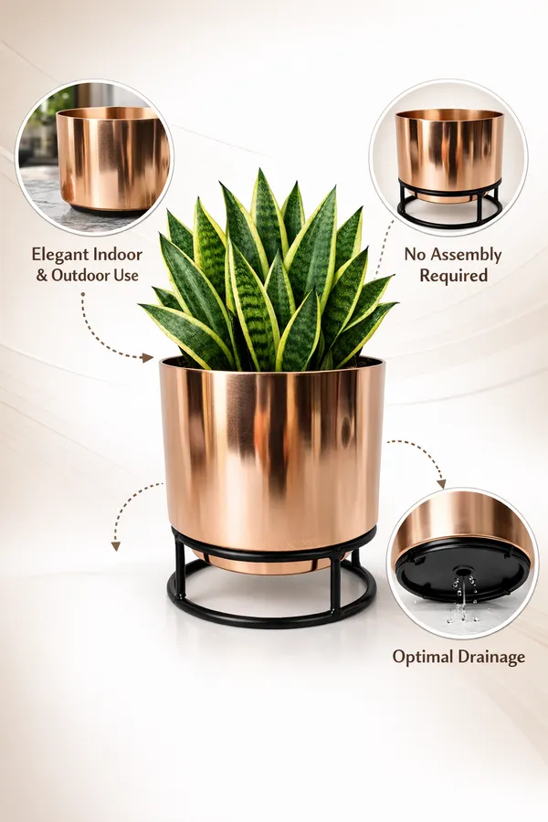Rose_Gold_And_Black_Iron_Petite_Metal_Pots_Home_Decor_For_Mini_Plants,Succulents,Cactus,Return_Gifts,Tabletop_Decor