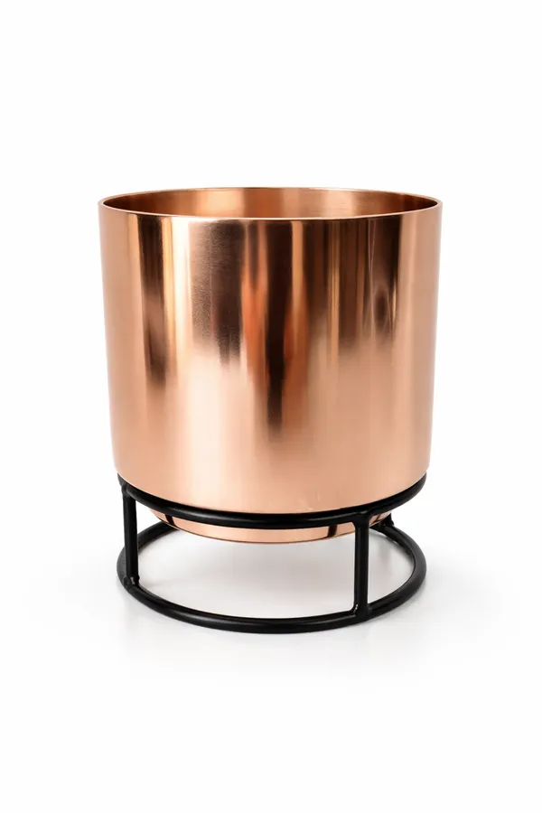 Rose_Gold_And_Black_Iron_Petite_Metal_Pots_Home_Decor_For_Mini_Plants,Succulents,Cactus,Return_Gifts,Tabletop_Decor