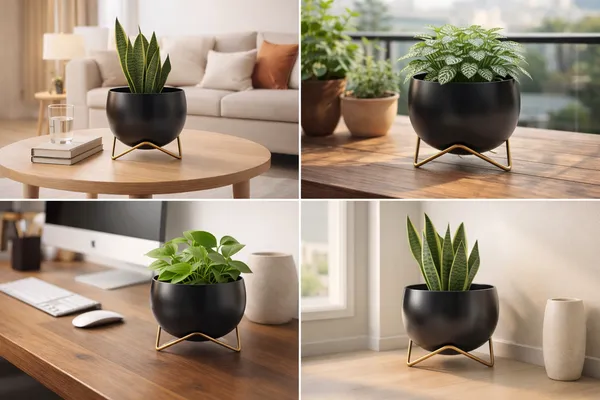 Black_Iron_Petite_Metal_Pots_Home_Decor_For_Mini_Plants,Succulents,Cactus,Return_Gifts,Tabletop_Decor