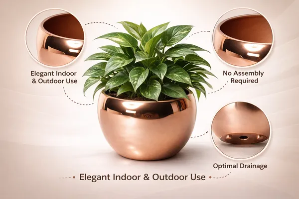 Rose_Gold_Iron_Metal_Planter_Home_Decor_For_Home_Garden,Balcony,Office