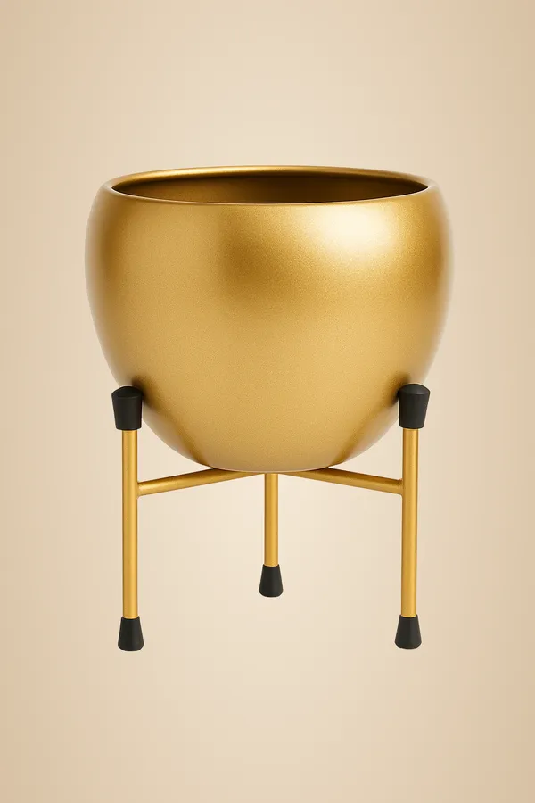 Gold_Iron_Seraphine_Pot_With_Stand_Home_Decor_For_Indoor_Plants,Living_Room_Decor,Bedroom_Decor,Corner_Decor_And_Statement_Piece