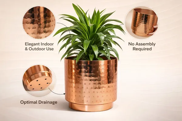 Rose_Gold_Iron_Seraphine_Pot_With_Stand_Home_Decor_For_Indoor_Plants,Living_Room_Decor,Bedroom_Decor,Corner_Decor_(Pack_Of_3)
